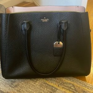 NWOT 3-compartment Kate Spade tote with Laptop sleeve